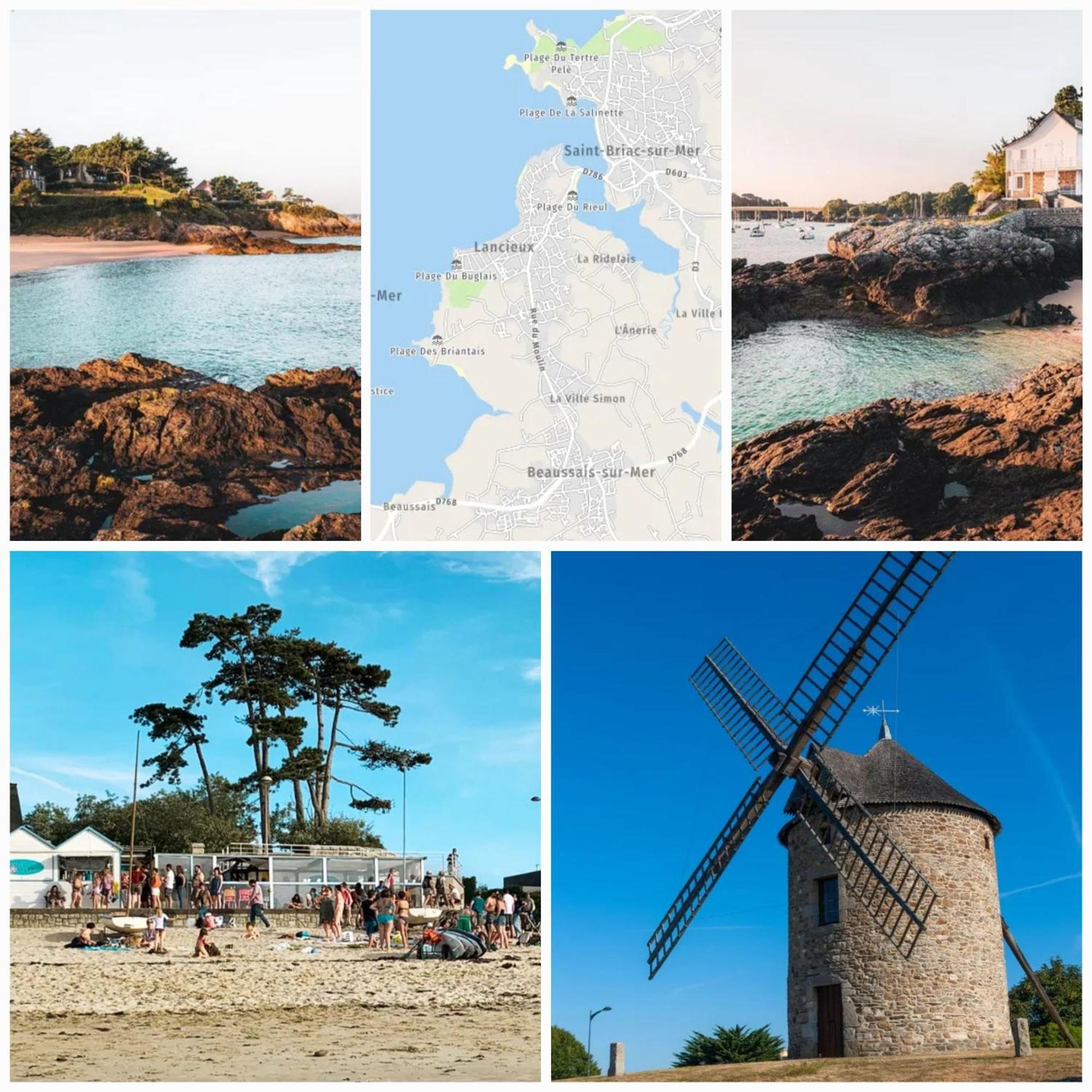 Maison Familiale Sur La Cote D'Emeraude Lancieux Exterior foto